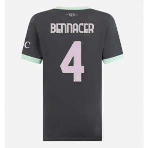 AC Milan Ismael Bennacer #4 Replika Tredjetrøje Dame 2024-25 Kortærmet